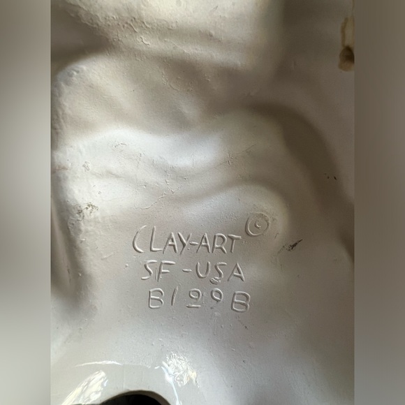 Ceramic Mask Clay Art of San Francisco -1988 vintage collectible wall mask - Picture 5 of 5